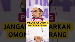 Dont Listen To What People Say The Important Thing Is Not To Sin  Ust Adi Hidayat