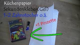 MUSICASSETTEN - FILZ ANKLEBEN ! ECHTZEIT REPARATUR ! #retro #audio #hörspiele #cassetten