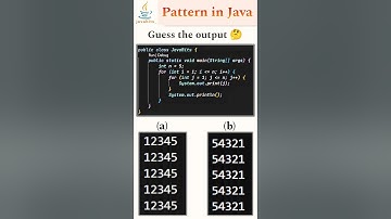 Day 23 : Pattern in java.......💡 #java #fypシ #education #shorts #learning #skills