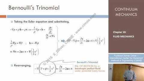 Continuum Mechanics – Ch10 - Lecture 6 – Barotropic Perfect Fluids