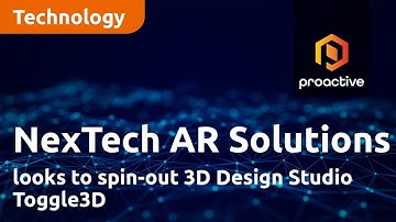NexTech AR Solutions wil 3D-ontwerpstudio Toggle3D afsplitsen