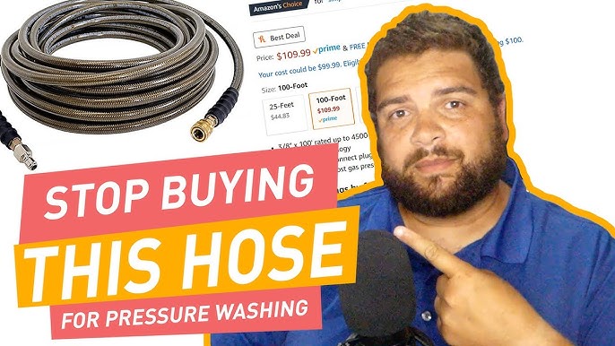 BEST PRESSURE WASHER HOSE FOR CAR DETAILING  Top 4 Pressure Washing Hoses  Reviewed 