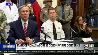 State officials address coronavirus concerns