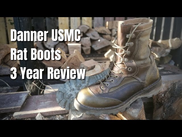 Danner USMC Rat Temperate Gore-Tex Boot - 3 Year Review - YouTube