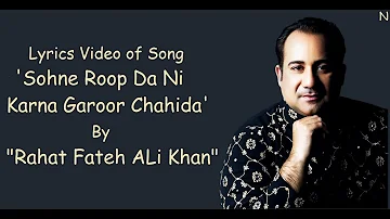 R.F.A.K. - Lyrics of 'Sohne Roop Da Ni Karna Garoor Chahida' By 