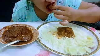 Chiken pota kaleji😋😋and daal chawal
