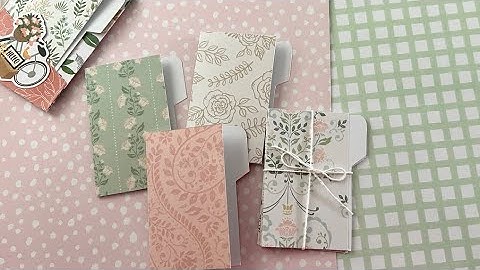 ‼️ YES 5min Project ~  DIY Mini File Tab Note Card -TUTORIAL | Follow up video