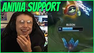Caedrel Reacts To BLG On Picking Anivia Support In Game For First Stand