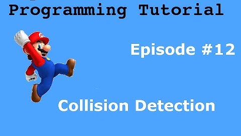 "Java Programming Tutorial" | "Super Mario Game" #12 | Collision Detection