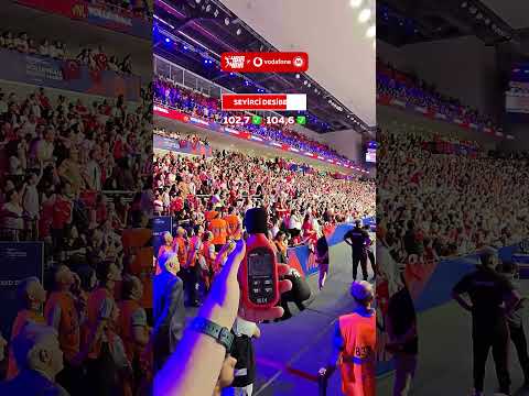 🤯 ANKARA'DA BÜYÜLEYİCİ ATMOSFER... Mücadele esnasında Ankara taraftarının desibeli!