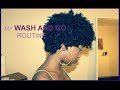 WASH AND GO ON NATURAL HAIR| SHEA MOISTURE AND ECO STYLER GEL (super quick, super simple)