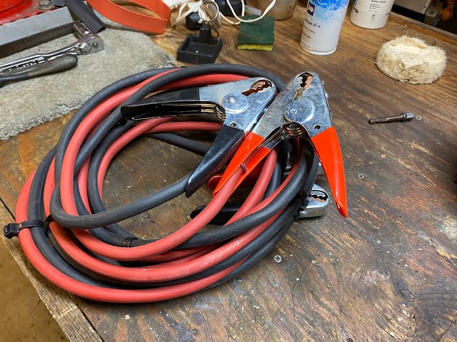 Make your own heavy duty jumper cables - easy project! 