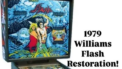 I restored a 1979 Williams Flash Pinball Machine