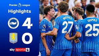 Hinshelwood brace in RUTHLESS performance! | Brighton 4-0 Aston Villa | Premier League highlights