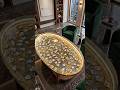 DIY Luxury Gold & Silver Metallic Epoxy Table with Crystals ✨