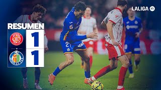 Resumen Girona Fc 1-1 Getafe Cf J21 Laliga