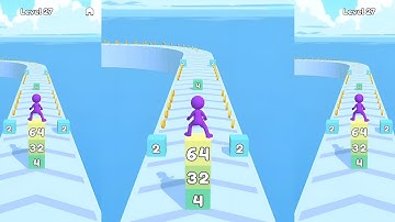 Merge Stack Run Ultimate aura of score collection making best ASMR run