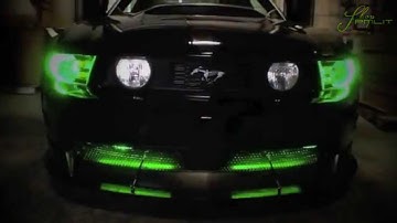 ORACLE 11 Ford Mustang 5.0 ColorSHIFT Halo Kit Display by ShopPMLIT.com