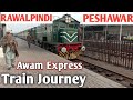 Full Train Journey| Rawalpindi to Peshawar| 13 Up Awam Express Train| Railway Pakistan