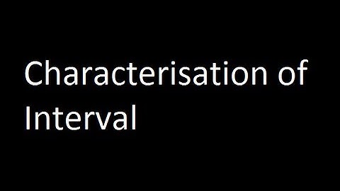 Characterisation of Interval