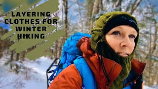 Layering Clothes For Winter Hiking