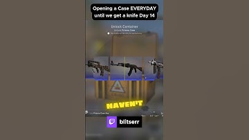 Opening a Case EVERYDAY until we get a knife Day 14 #shorts