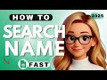 How to Search Google Sheets for a Name