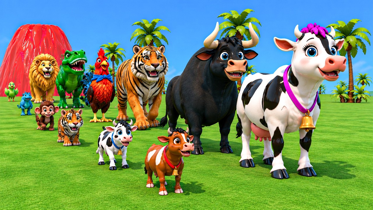 Playing as Spider Man 3D Animation Funny | Superhero Horses and Spider Man 3D Game Story