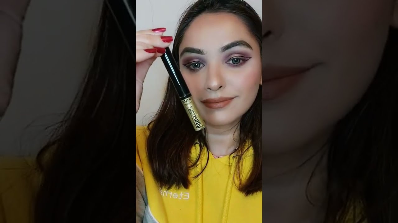 nyx glitter goals liquid Eye-liner  review and swatches 