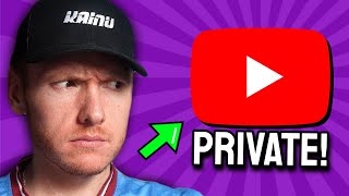 How to PRIVATE ALL of YOUR YouTube Videos on YOUR Entire Channel!