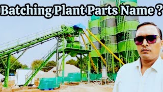 Batching plant parts name machinery equipment construction 🏗️ @sunilplant