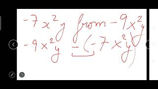 SUBTRACTION OF ALGEBRAIC EXPRESSIONS| MATHS CLASS 7| MINDFUL LEARNERS|