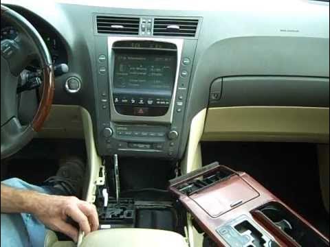 Как снять магнитолу лексус Lexus GS300 Stereo Removal 2006 - 2008 = Car Stereo HELP - YouTube