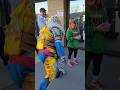 Werewolf Wolverine jump scaring them wrong person #cosplay #werewolf #wolverine #marvel #funnyshorts