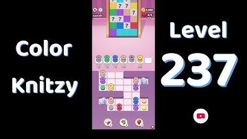 Color Knitzy Level 237 Walkthrough | Step-by-Step Guide 🧠 | Go Answer
