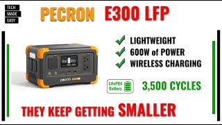 Small Portable Pecron E300LFP Power Station