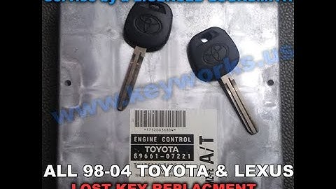 Lost keys on a older TOYOTA or LEXUS? No need to replace ecu, We can add keys to your original ecu.