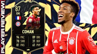 FIFA 22 TOTW COMAN PLAYER REVIEW | 87 TOTW COMAN REVIEW | FIFA 22 ULTIMATE TEAM