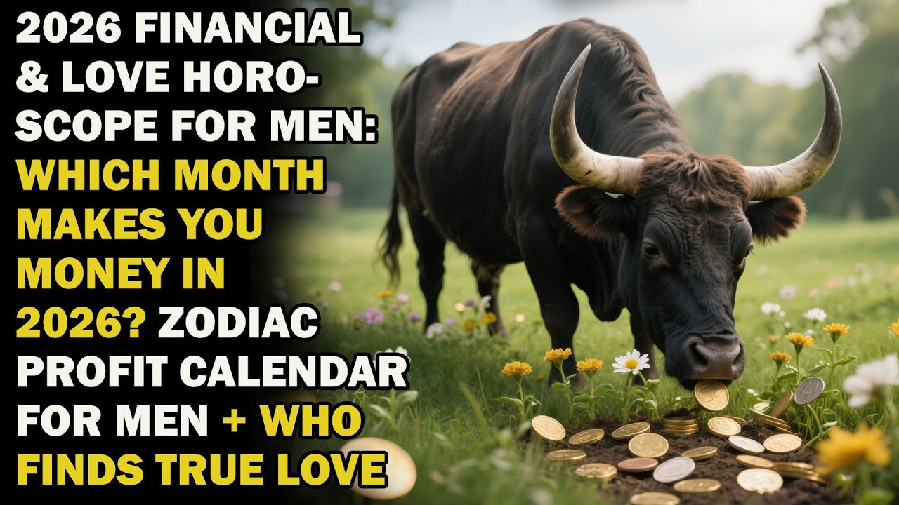 2026 Financial & Love Horoscope for Men: Which Month Makes You Money in 2026?