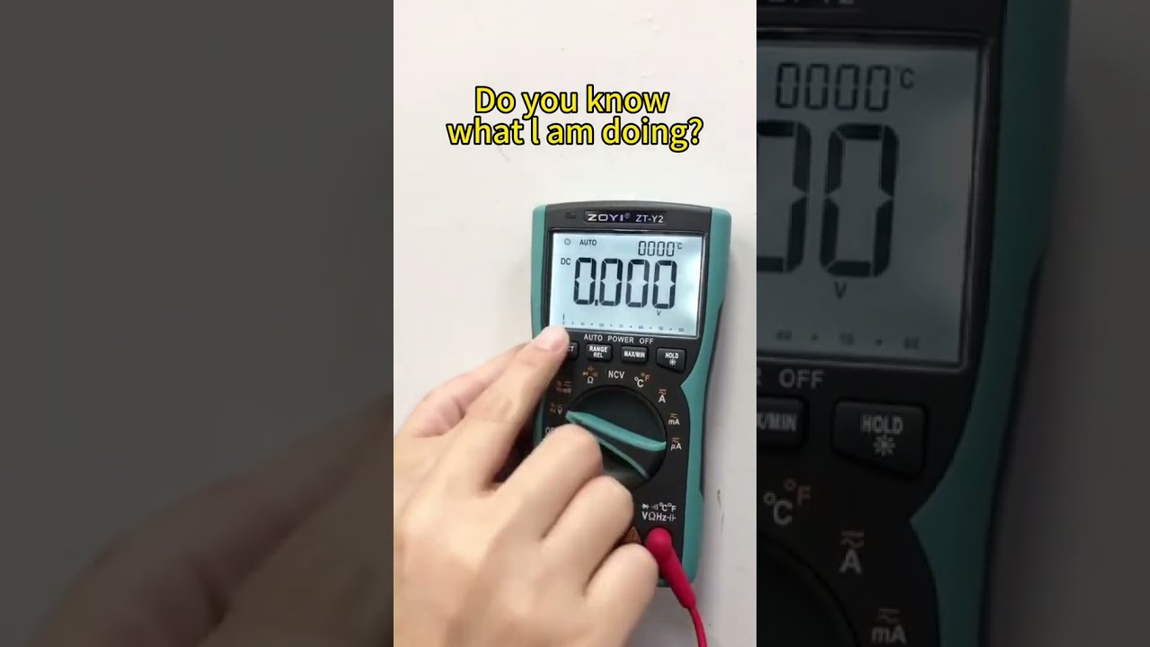 Smart Multimeter ZOTEK ZOYI Repairman DIY Current Test NCV