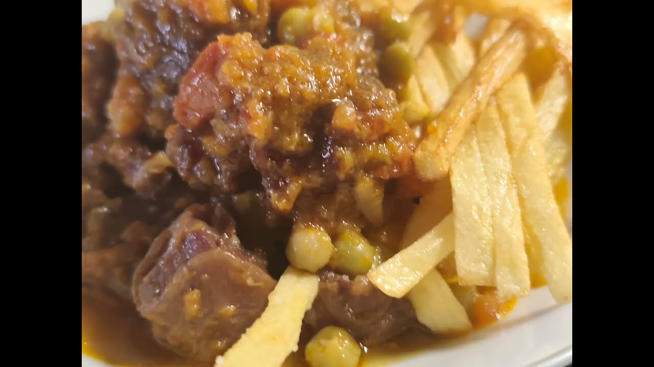 Estofado portugués de morcillo de ternera 