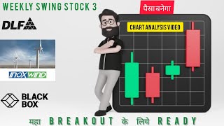WEEKLY SWING STOCKS 3 महा Breakout के लिये ready पैसा बनेगा #dlf #inoxwind #blackbox #stockmarket