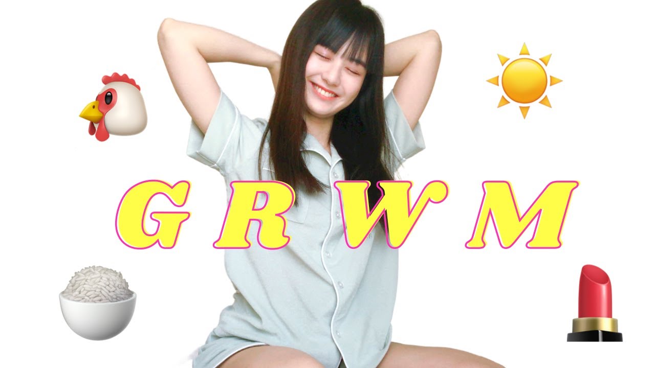 【GRWM】朝の準備をしながら色々おしゃべりしてみた！🐔✨