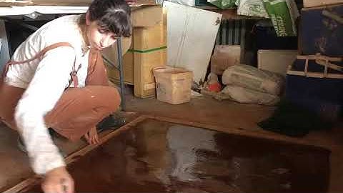 SuperAdobe (earth) House earthen floor test