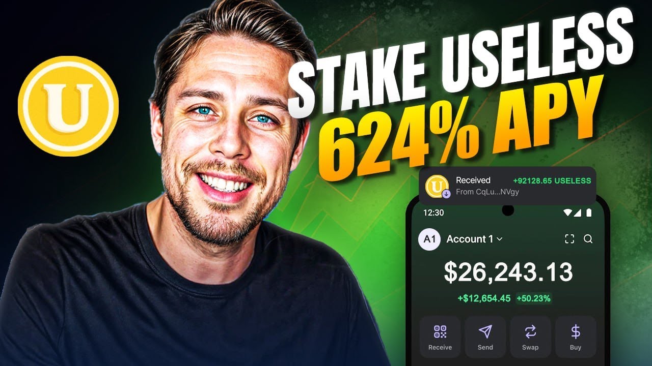 Stake Useless Coin 🚀 624% APY Explained (Step-by-Step)