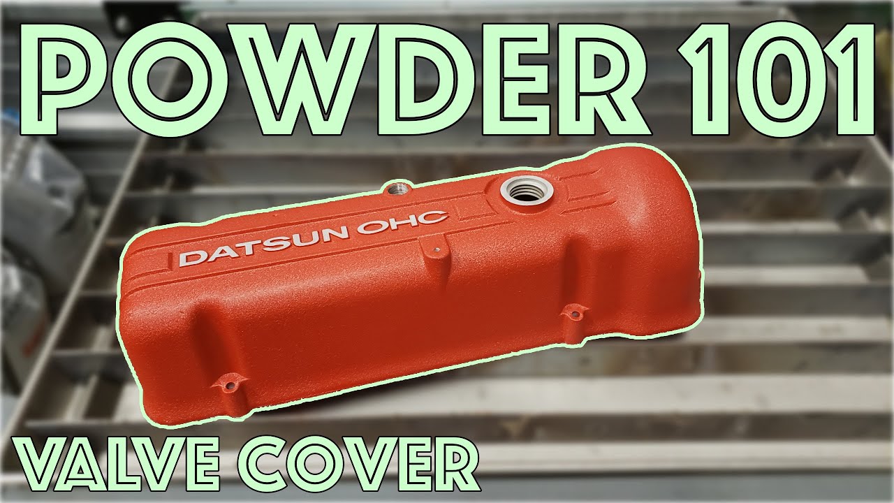 How To Powdercoat a Valve Cover Two Color Powdercoat Powder 101