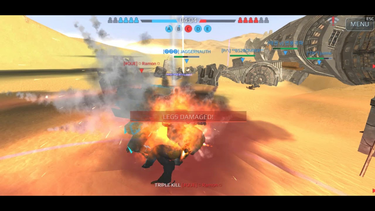 Hellburner Slow Mo ; War Robots Gameroom
