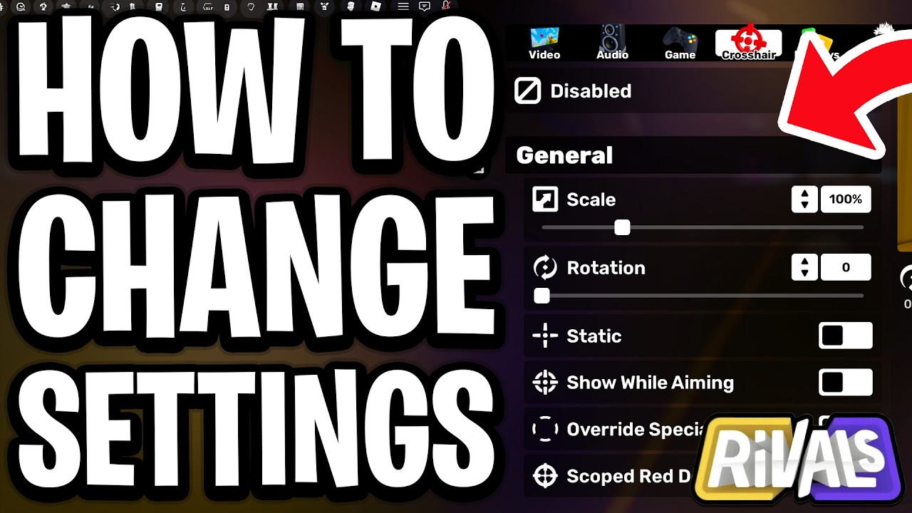 How to Change Settings in Rivals Roblox - Full Guide - YouTube