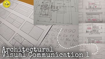 MY ARCHITECTURAL VISUAL COMMUNICATION 1 PLATES @Technological Institute of the Philippines- Manila