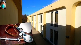 Huge Abandoned Squatter Hotel Raided By Police
